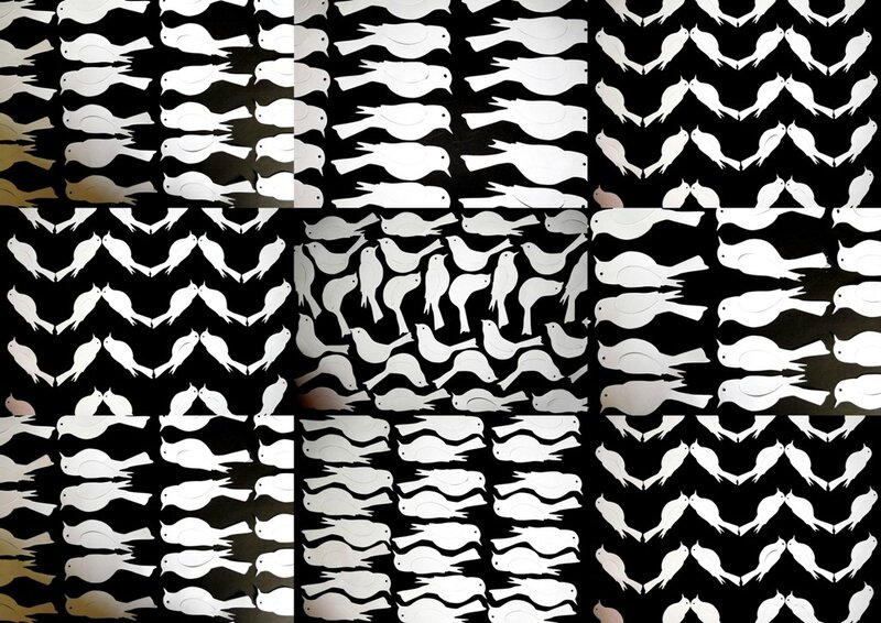 197_Noir et blanc_Nuées d'oiseaux(montage 2)