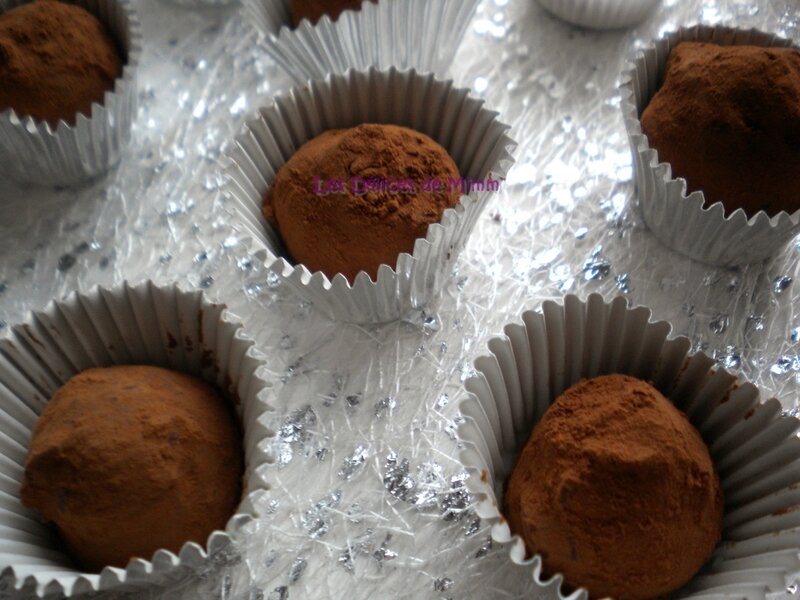 Truffes au chocolat de Noël, version express 2