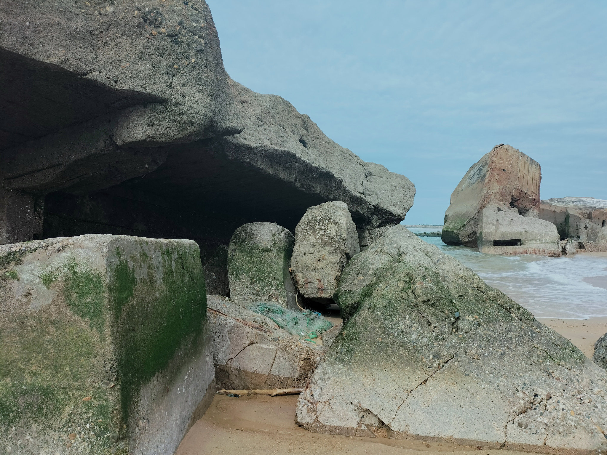 Capbreton, plage de la Savane, blockhaus, empilement, octobre 2022 (40)