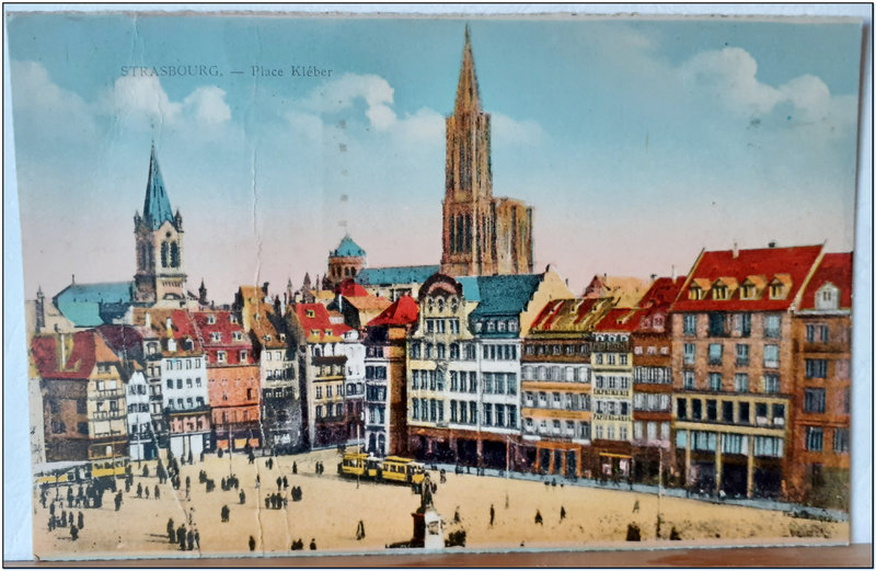 Strasbourg - place Kléber - datée 1937