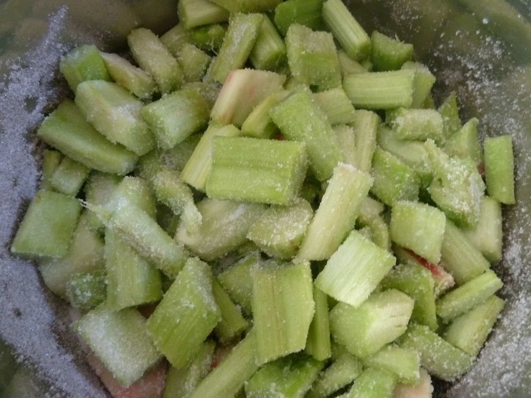 RHUBARBE EN COMPOTE PASSION POTAGER