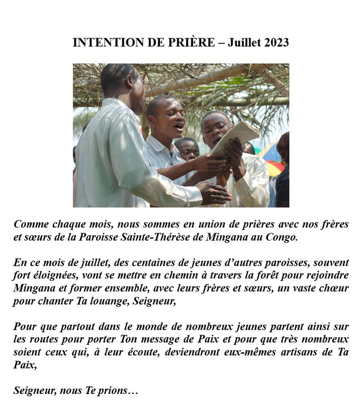 Intention Juillet 2023