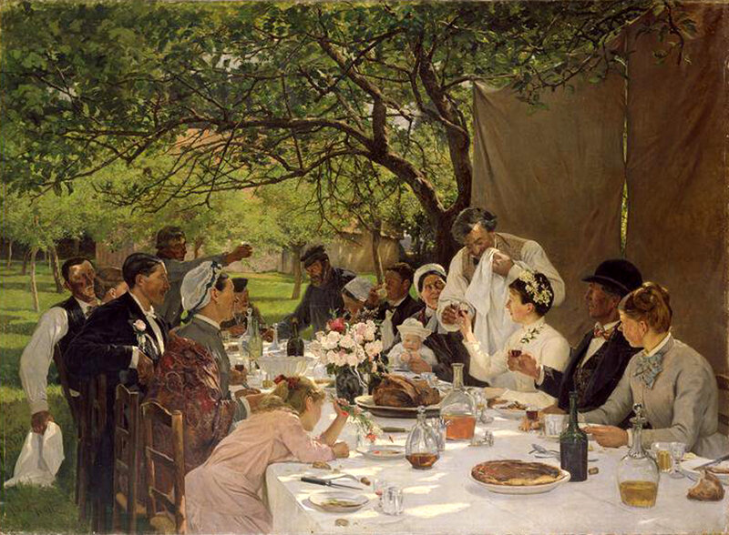 1886, Repas de noces à Yport