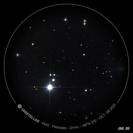 21 10 001 - M45 : Amas des Pléiades