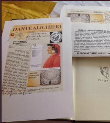 Dante Biennale du Livre d'artiste à Trévise Italie