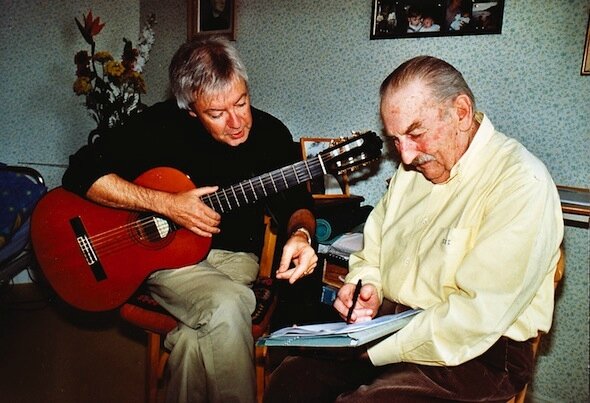 Daniel-Bourdeles-et-Marcel-Dalarun-en-plein-travail-d-adaptation-musicale-photo-Remi-Pezeril-