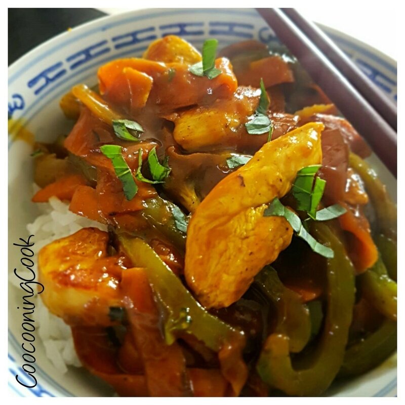 wok de légumes au curry