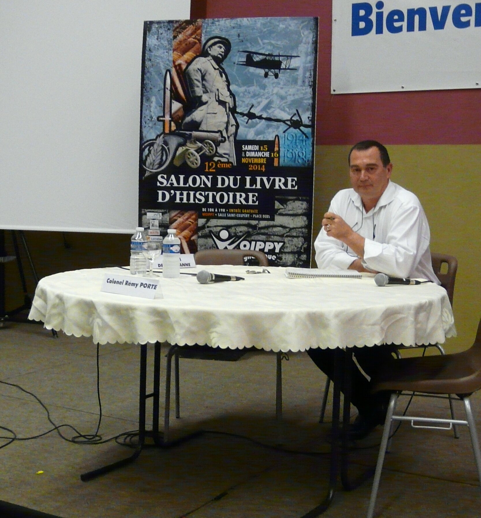 Rémy Porte pendant sa brillante conférence