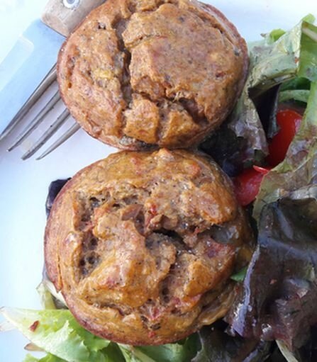 Petits cakes d'été à la farine de lentilles (1)