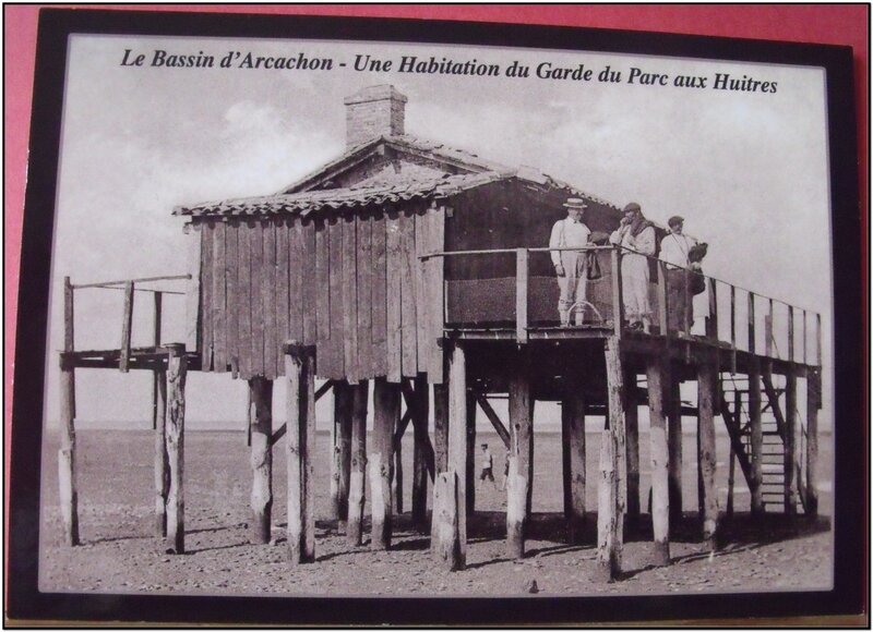 Arcachon - Habitation du garde du parc à huitres en 1945
