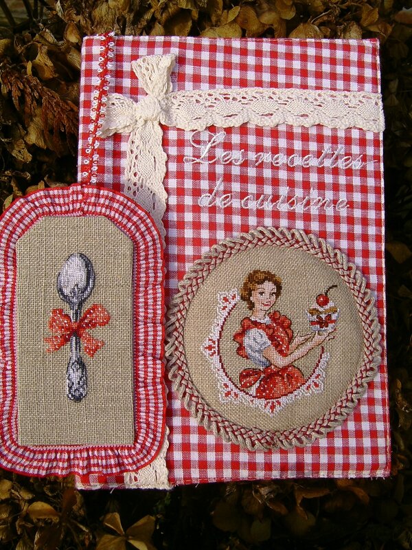 cahier de recette et marque page