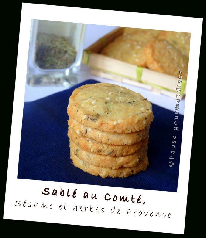 Sablés au compté, sésame et herbes de Provence (13)