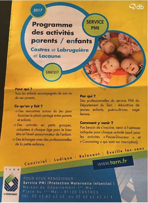 Activités parents-enfants 2017 à Castres 1