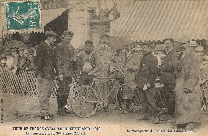 1910 08 11 Belfort CPA Tour France Indépendants 3e étape J