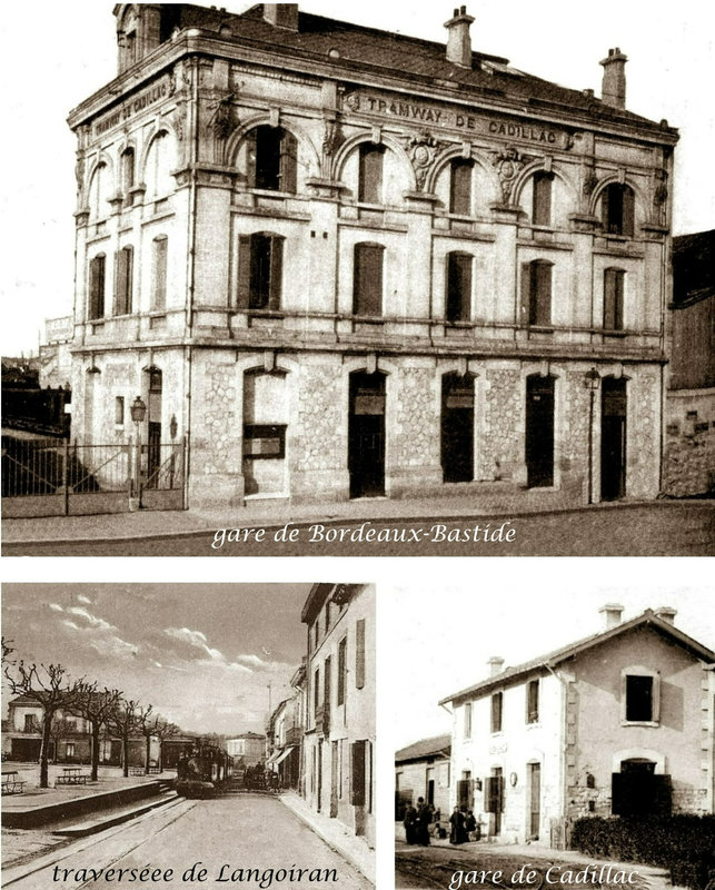 gare bordeaux bastide au siècle dernier
