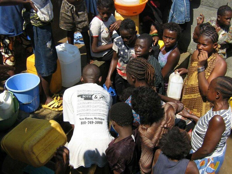 Faut se battre pour avoir de l'eau