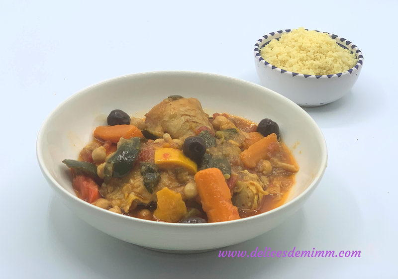 Tajine de poulet aux légumes d’été 2