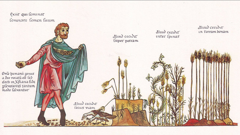 Parabole du semeur, Hortus Deliciarum