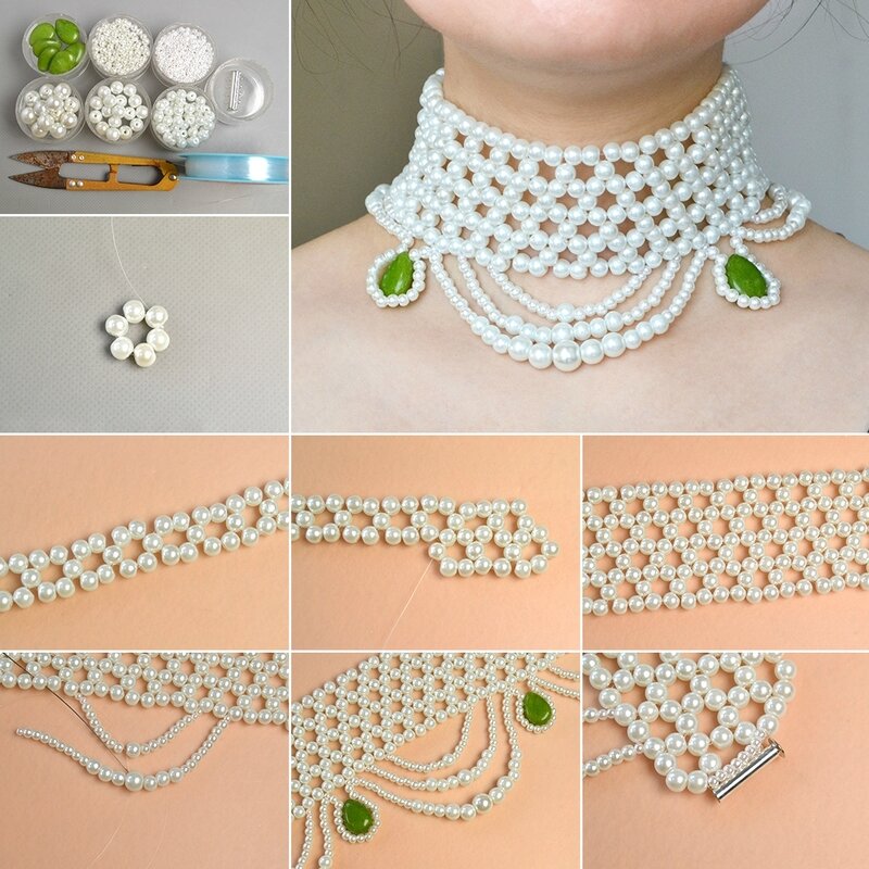 1080-Pandahall-Tutorial-on-How-to-Make-Chic-Pearl-Bead-Choker-Necklace-with-Jade-Beads