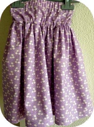 jupe mauve