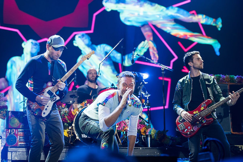 Le groupe Coldplay
