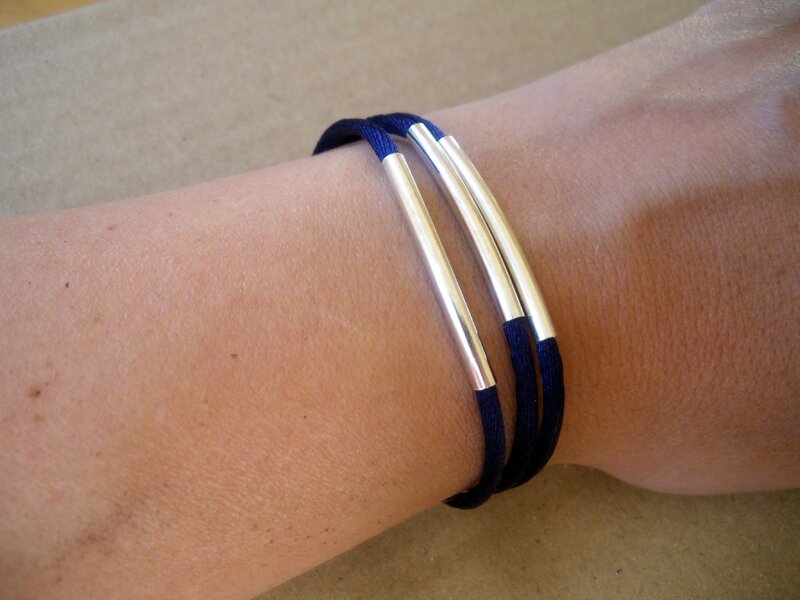 Bracelet bleu (1)