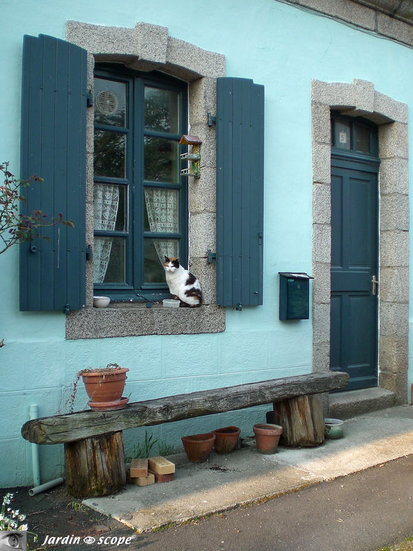 Dans la Ville Close à Concarneau (Bretagne)