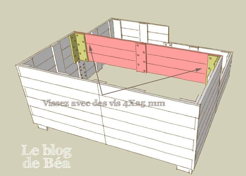 DIY carré potager en bois de palette