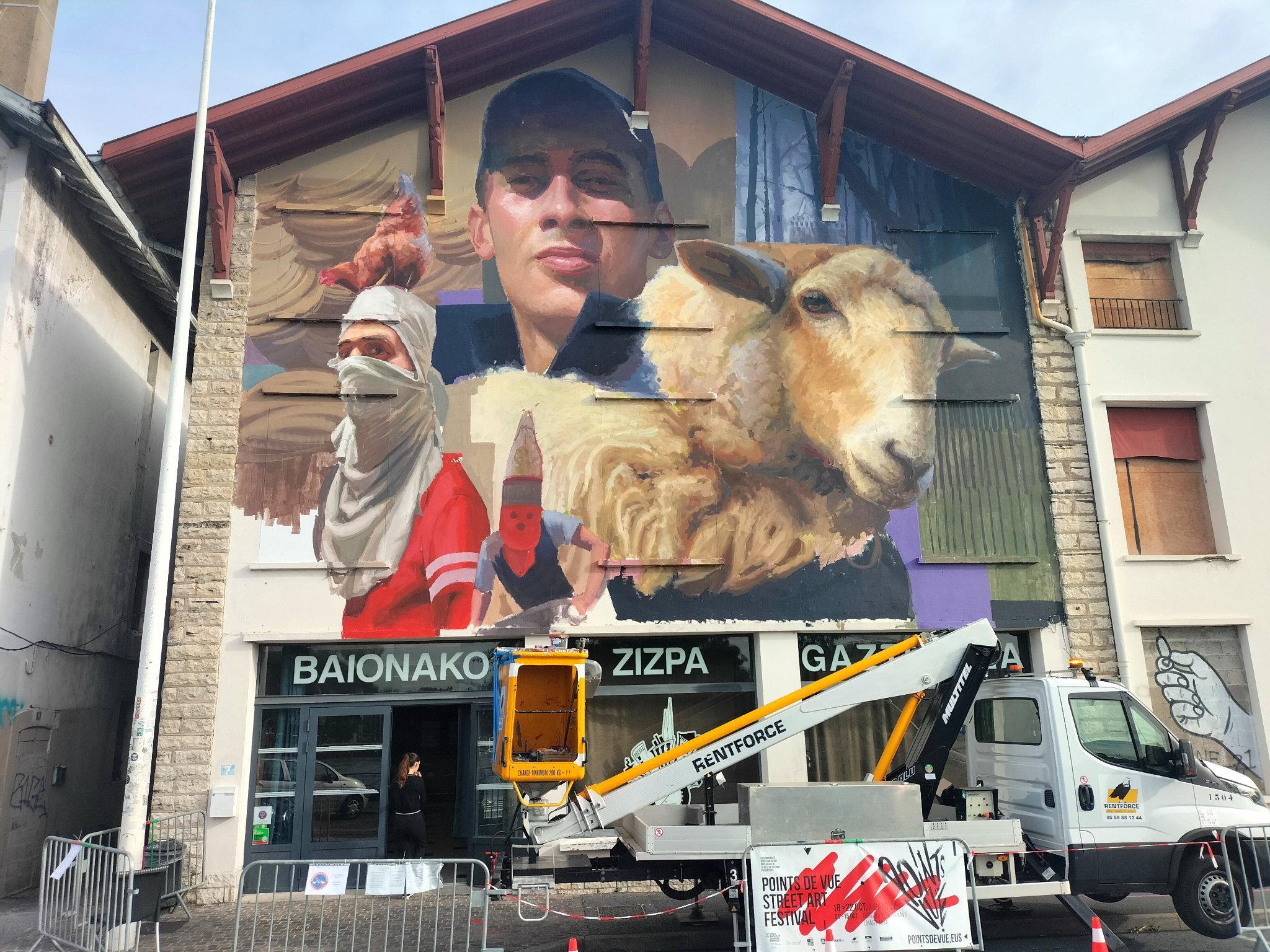 Bayonne, festival Points de vue street art 2023, Nexgraff (64)
