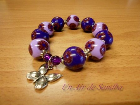 Bracelet Violet, Mauve (2)