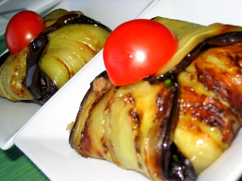Pannequet d'Aubergines