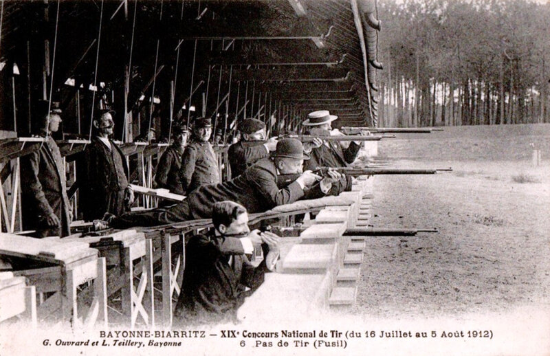 CPA Bayonne Concours de tirs 1912