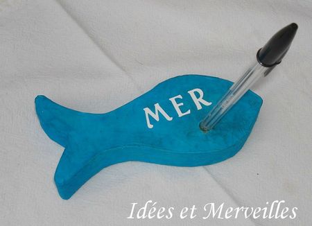 porte stylo deco mer - idees et merveilles