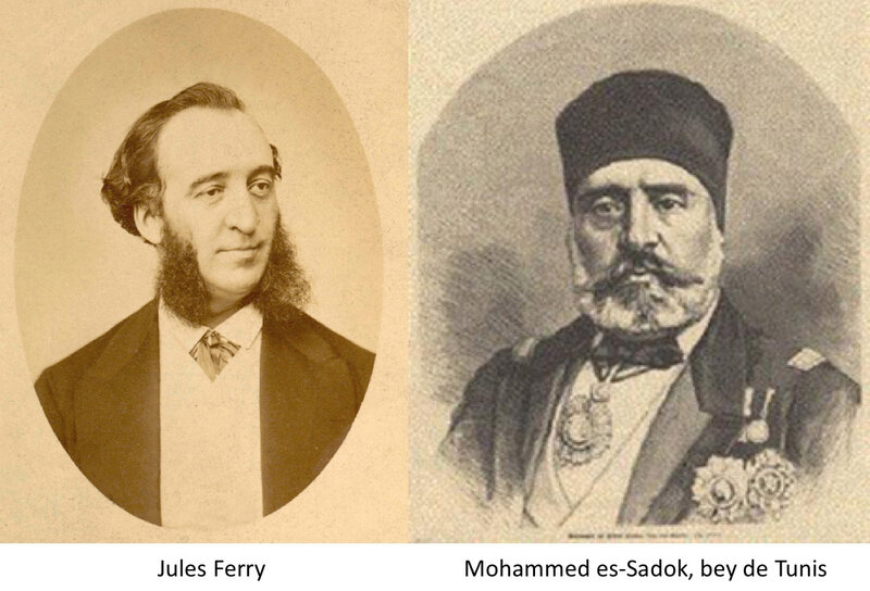 Jules Ferry et Mohammed es-Sadok