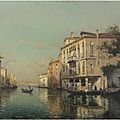 Deux vues de Venise d'<b>Antoine</b> <b>Bouvard</b> @ Mercier & Cie 