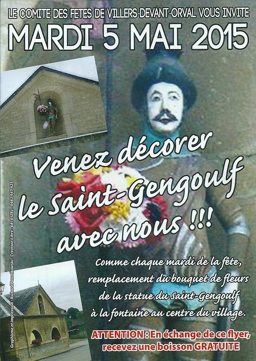 Saint Gengoulf 5 mai