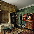 The state bedroom and <b>Chinese</b> Room at Erddig, Wrexham