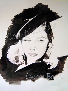 Lauren_Bacall_encre_chine