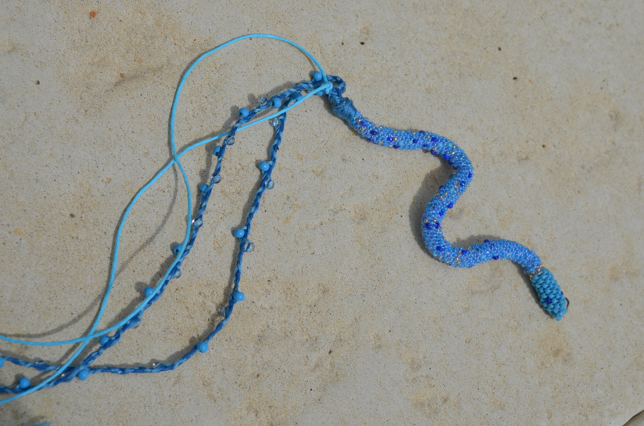 Bijoux de pied  rocaille serpent