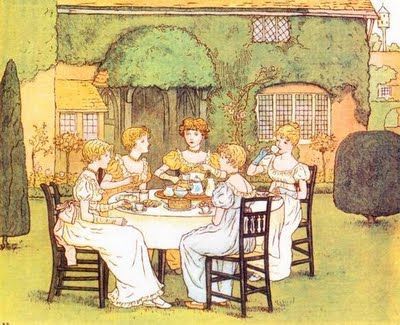 Tea, Kate Greenaway, Marigold Garden