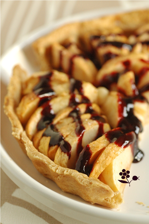 Tarte aux pommes & sirop baies de sureau_2