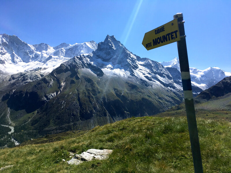 vers la cabane du petit Mountet