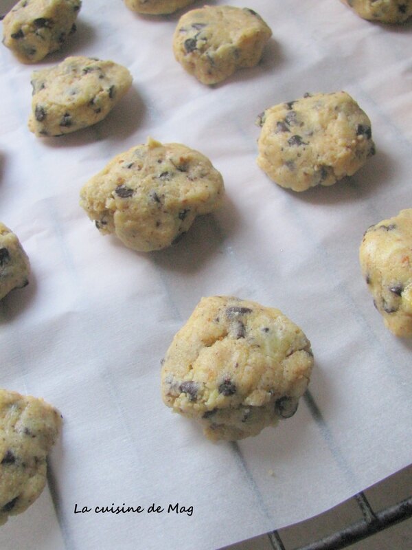 Cookies choco noisette