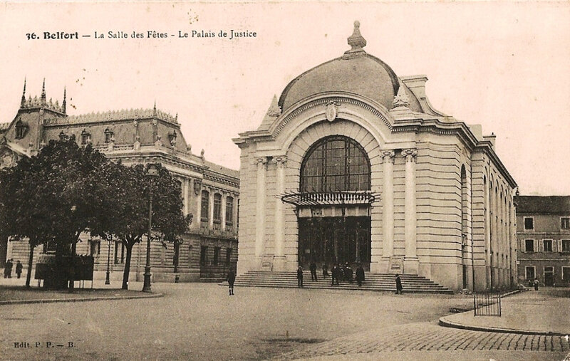 Belfort CPA Place République Salle des Fêtes Palais de Justice