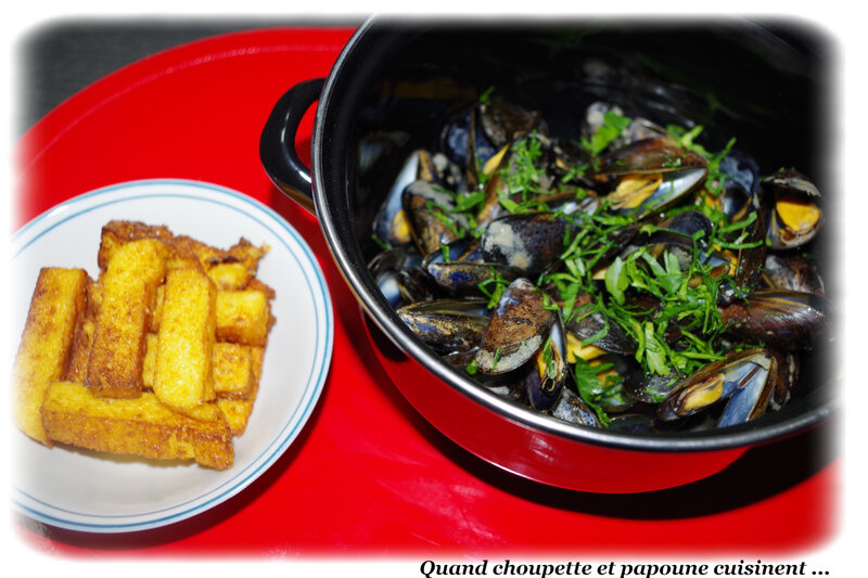 moules à la bière et frites de polenta-6911