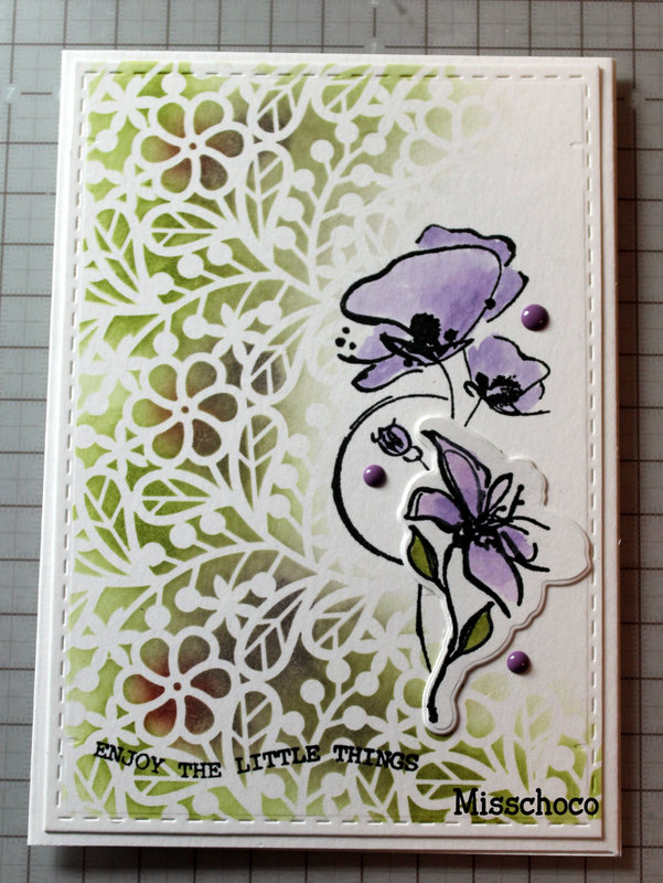 Scrap and co inspiration mauve