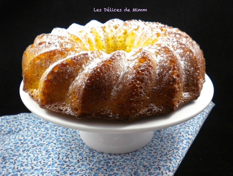 Cake vanillé au lait concentré sucré 5