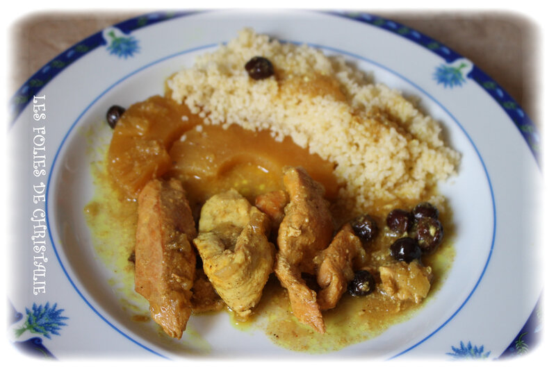 Tajine poulet ananas 5