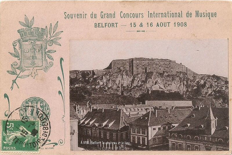 Belfort 1908 08 15 & 16 CPA 3 Château
