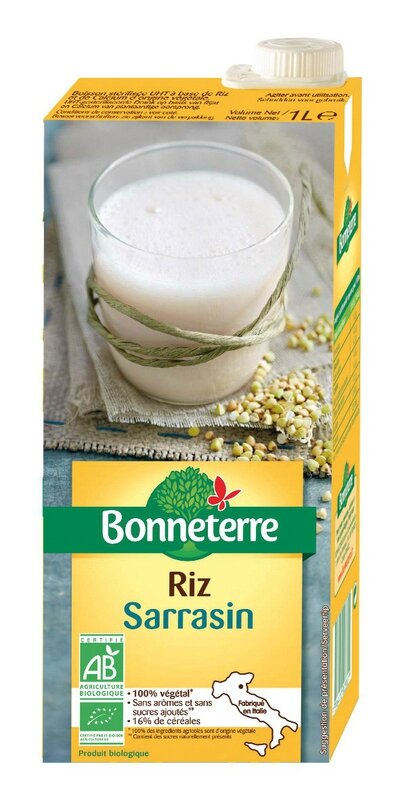 Bonneterre - Lait riz sarrasin 1L BIO